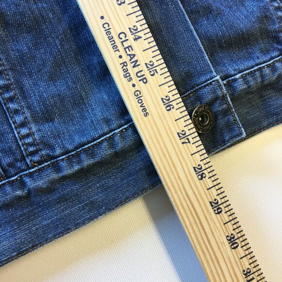 Red Camel Denim Trucker Jacket Mens XL Button Closure Dark Wash - Picture 8 of 14